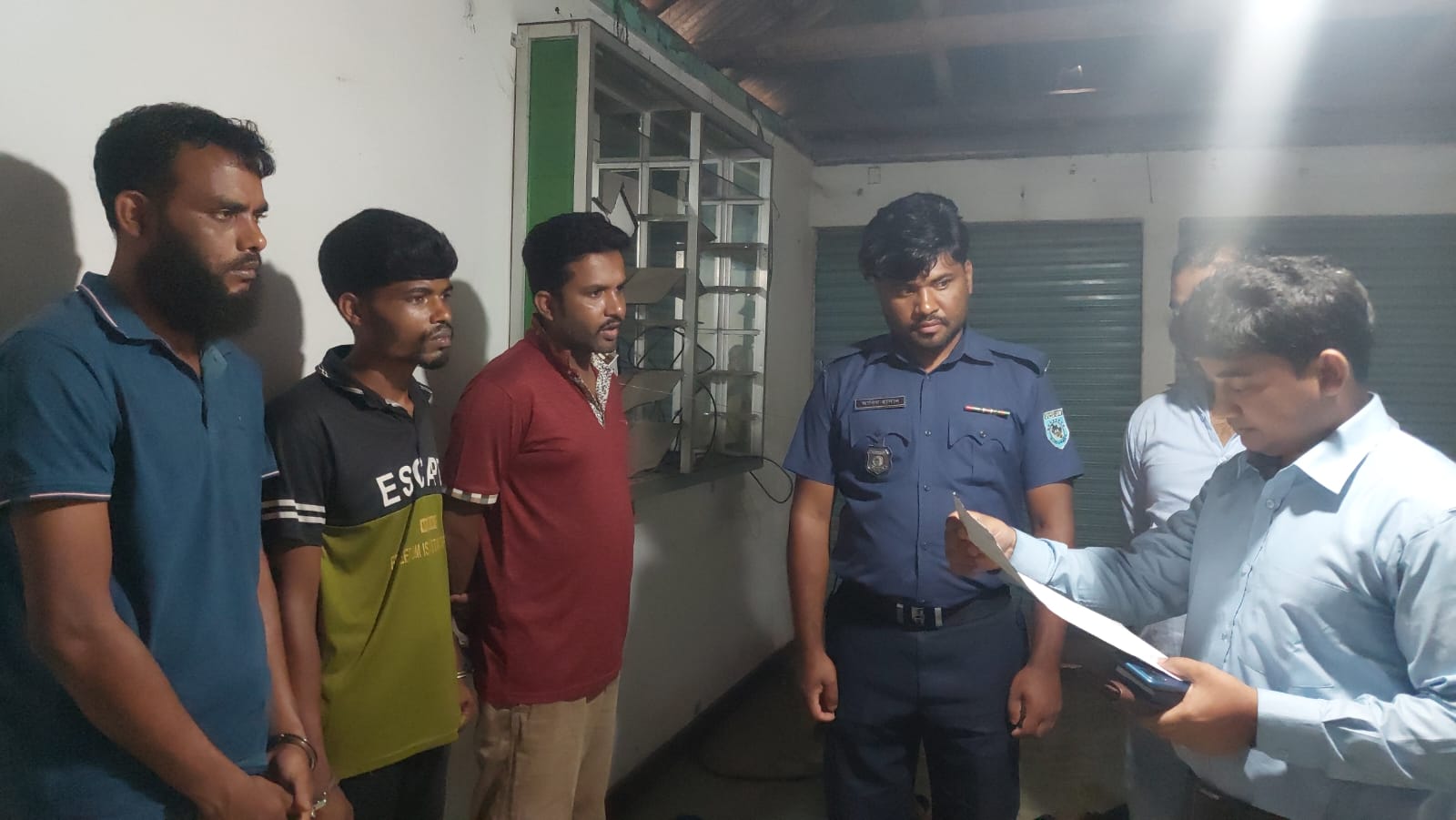 মাদক সেবনের দায়ে বোদায় ৩ জনের কারাদন্ড