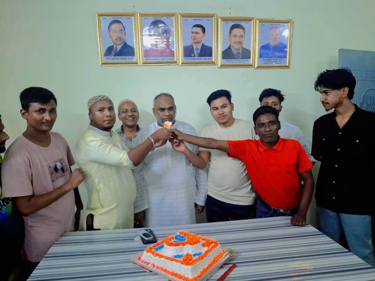 শ্রীপুরে গাজীপুর ইউনিয়ন বিএনপির আহবায়ক এনামুল হক মনির জন্মদিন পালিত
